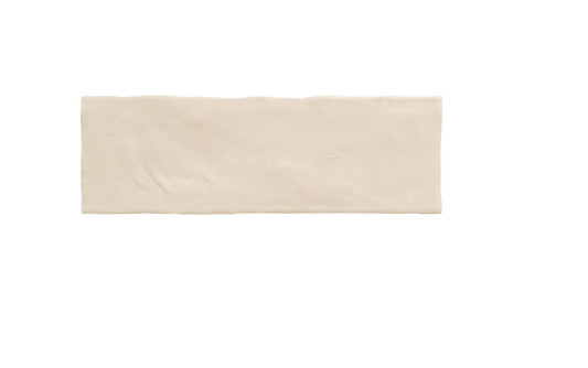 Zelyge Sand Zest 2.5" x 8" Satin Ceramic Zellige Look Wall Tile