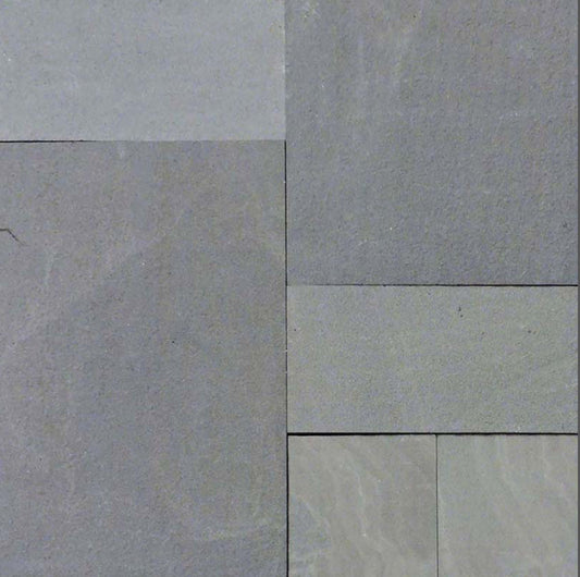 Mountain Blue 10 Kits Flamed 1 Inch Paver