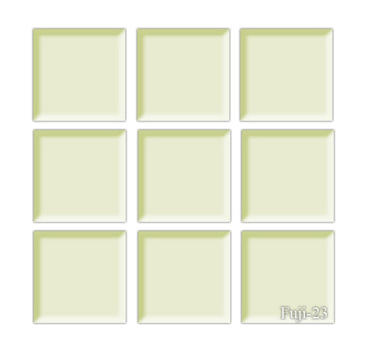 4″x4 Fuji Lime Green Glazed Porcelain Tile
