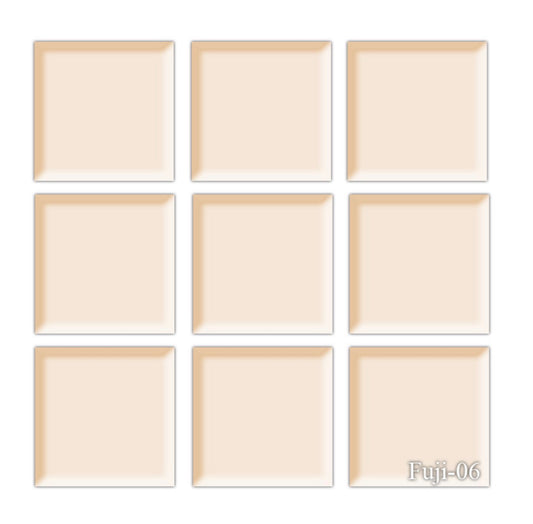 4″x4 Fuji Peach Glazed Porcelain Tile