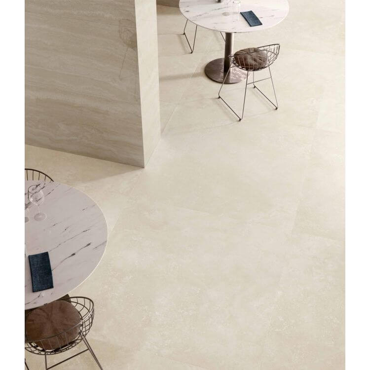 Appia Cross Cut Ivory Matte 24 x 48, SANT’AGOSTINO - Hey Tiles