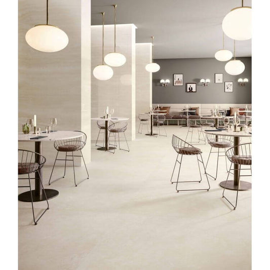 Appia Cross Cut Ivory Matte 24 x 48, SANT’AGOSTINO - Hey Tiles