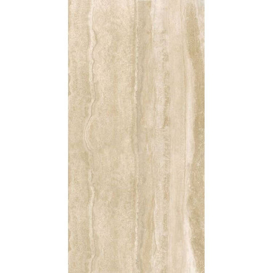 Appia Vein Cut Beige Polished 24 x 48, SANT’AGOSTINO - Hey Tiles