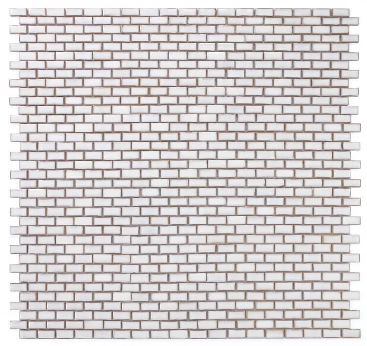 Brick Fancy White 11.75 x 11.75 - Hey Tiles