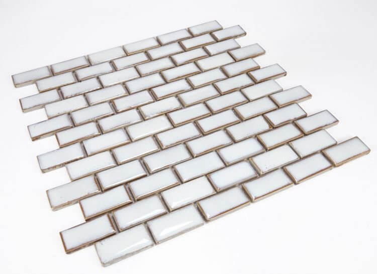 Brick Fancy White 11.75 x 11.75 - Hey Tiles