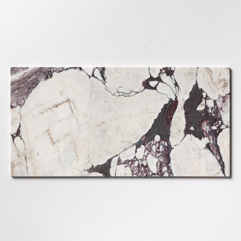 Calacatta Viola Purple Marble Tile 12x24 - Hey Tiles