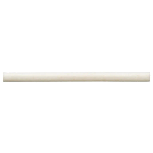 Cloe 0.5" x 8" Ceramic Jolly Miter Edge in Creme - Hey Tiles