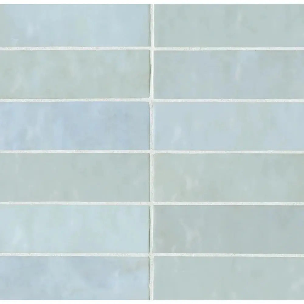 Cloe 2.5" x 8" Ceramic Tile in Baby Blue - Hey Tiles