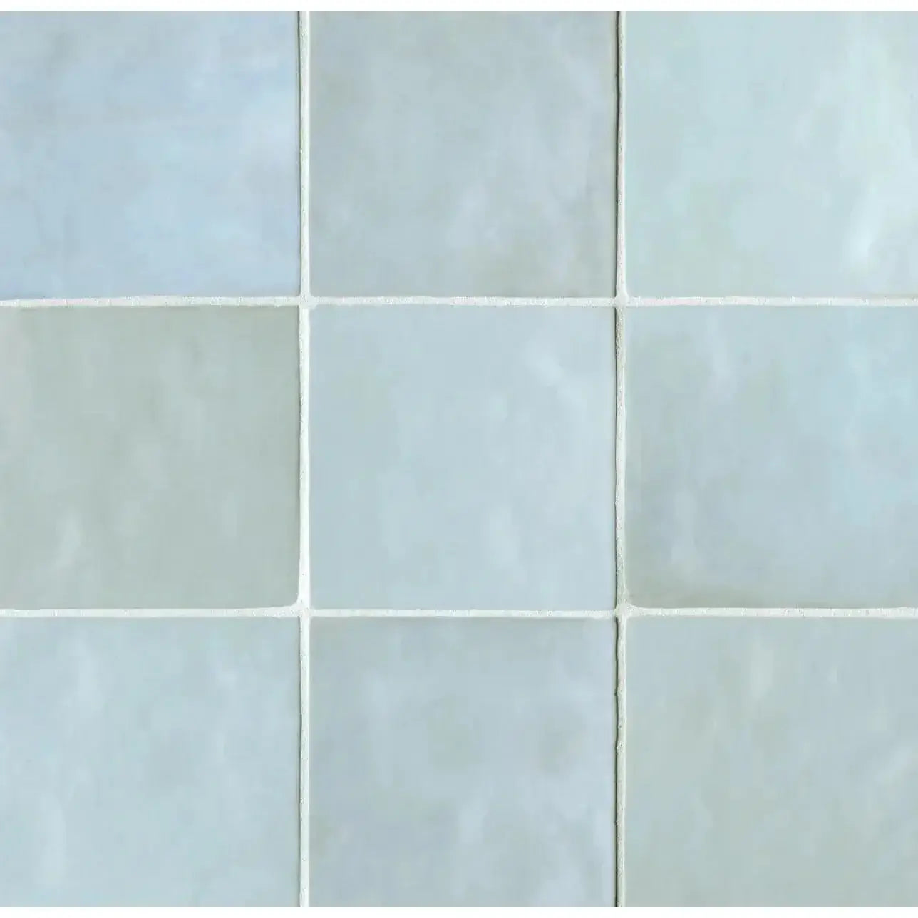 Cloe 5" x 5" Ceramic Tile in Baby Blue - Hey Tiles