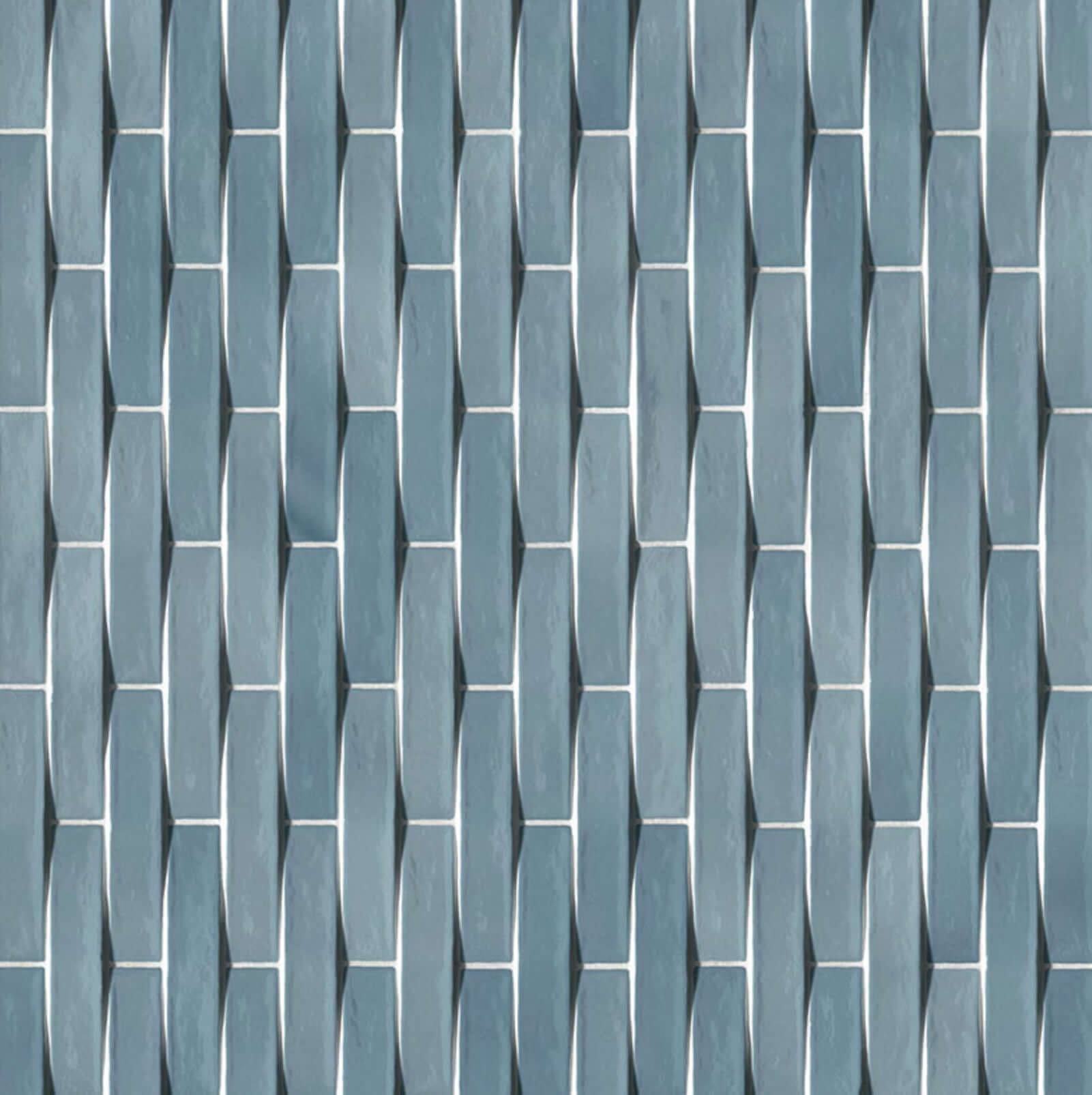 Convex Acqua Porcelain Wall Tile - Hey Tiles