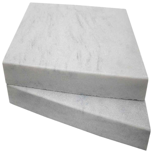 Cosmic Gray 12X24 Sandblast Eased Edges Marble Pool Coping - Hey Tiles