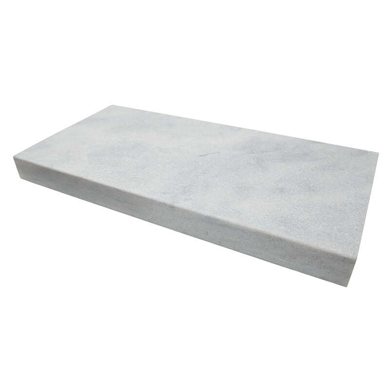 Cosmic Gray 12X24 Sandblast Eased Edges Marble Pool Coping - Hey Tiles