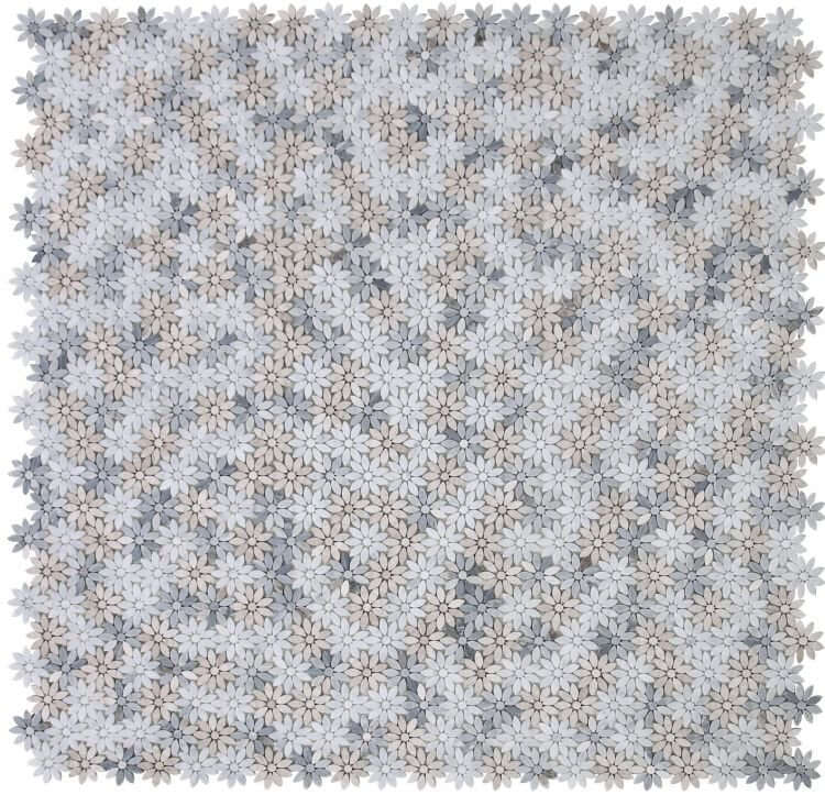 Daisy Wild Sky 12.5 x 12.75 - Hey Tiles