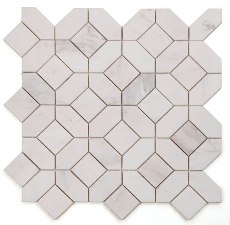 Eclipse White 12 x 12 - Hey Tiles