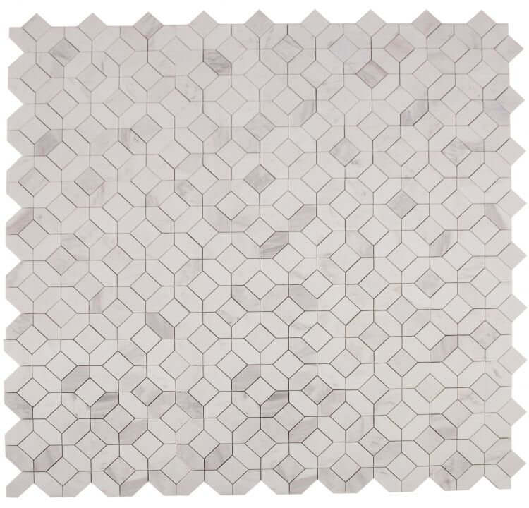 Eclipse White 12 x 12 - Hey Tiles