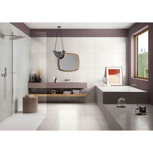 Flake White Medium 30 x 30 - Hey Tiles