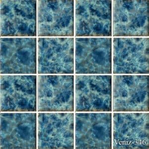 Fujiwa Veniz Series Porcelain Tile in Navy Blue 3" x 3" - Hey Tiles