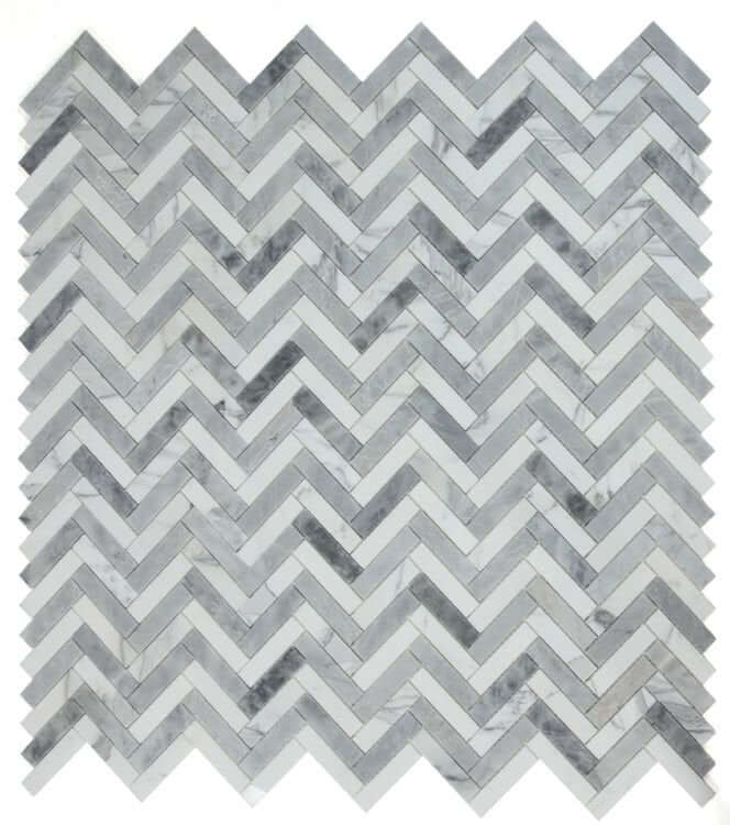 Herringbone City Grey 11.25 x 11.25 - Hey Tiles