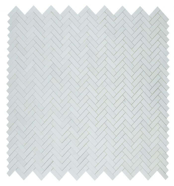 Herringbone Dolomite Polished 12 x 12.75 - Hey Tiles