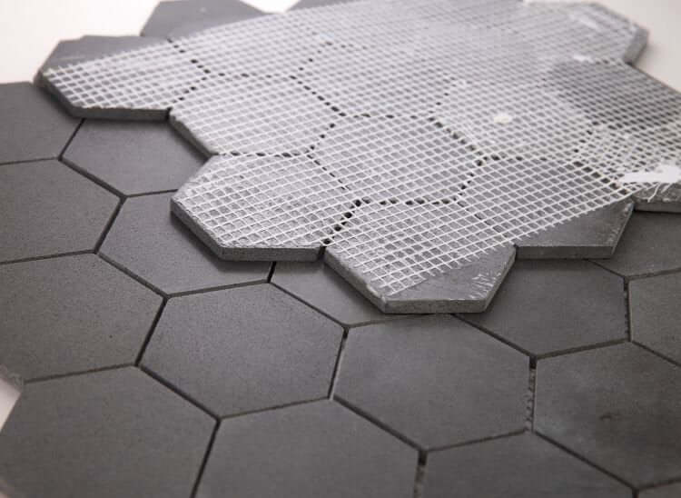 Hexagon Basalt 3 x 3 10.25 x 11.75 - Hey Tiles