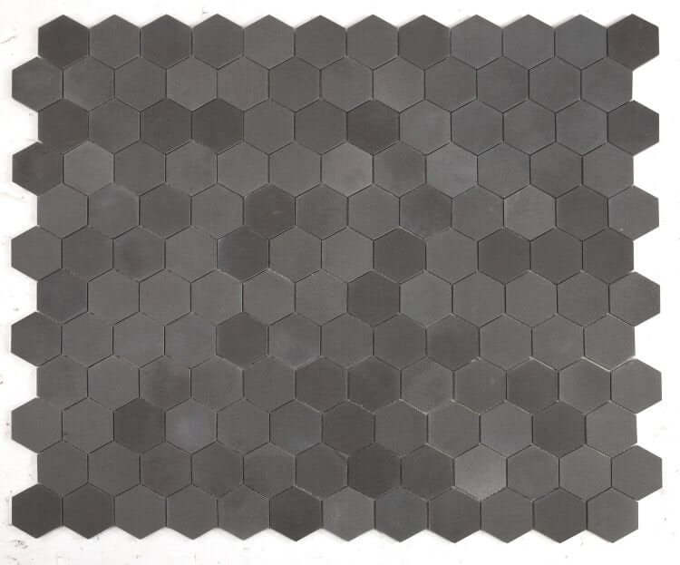 Hexagon Basalt 3 x 3 10.25 x 11.75 - Hey Tiles