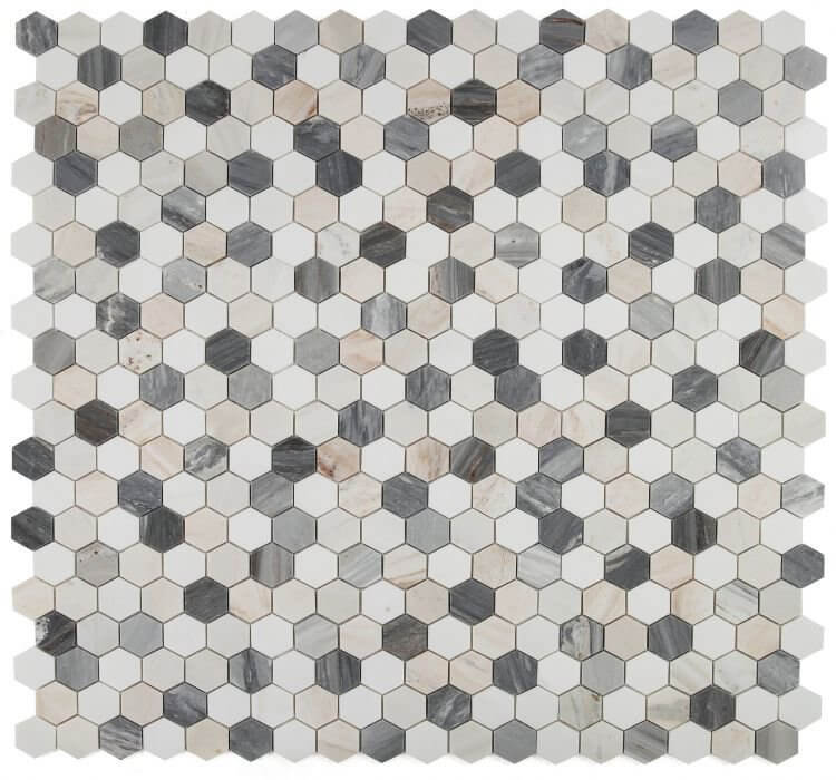 Hexagon Beach 2 x 2 11.75 x 12 - Hey Tiles