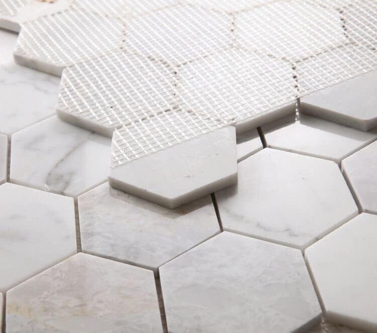 Hexagon City Grey 3 x 3 10.25 x 11.75 - Hey Tiles
