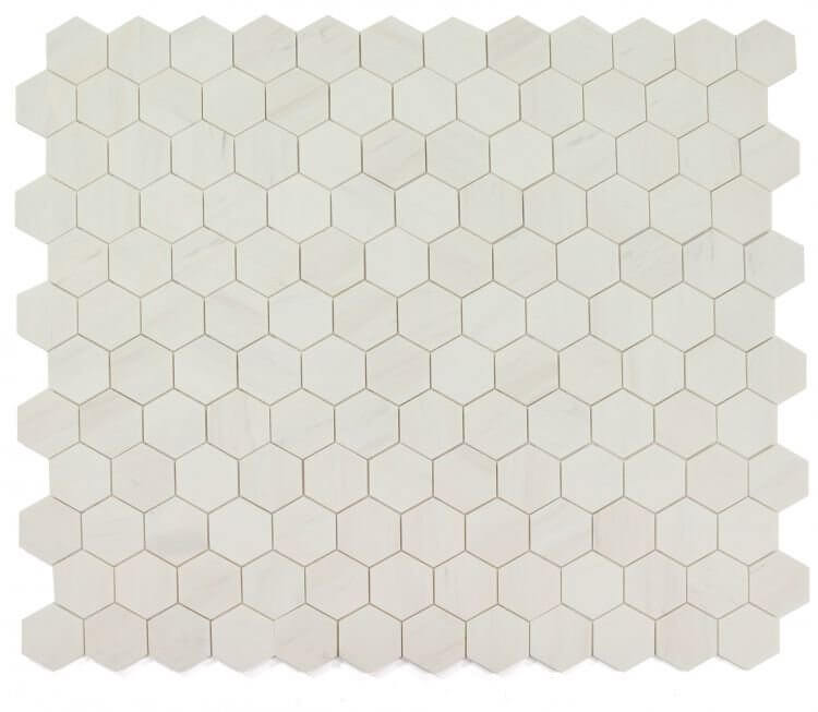 Hexagon Dolomite Honed 3 x 3 10.25 x 11.75 - Hey Tiles