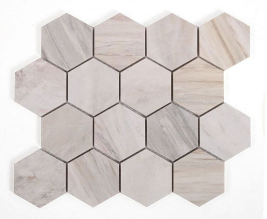 Hexagon Eura Honed 3 x 3 (Eurasian) 10 x 11.25 - Hey Tiles