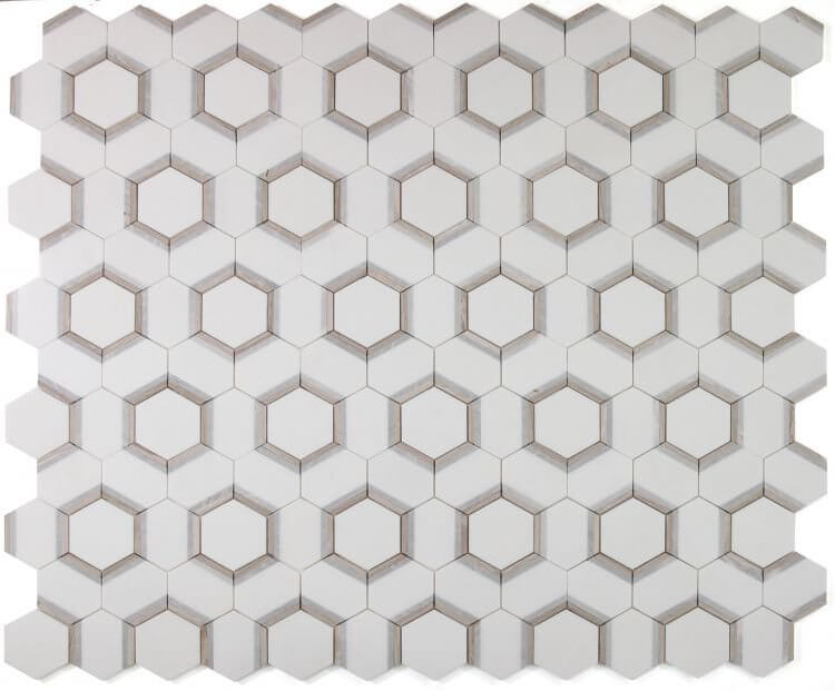 Hexagon Royal Sky 12 x 13.75 - Hey Tiles