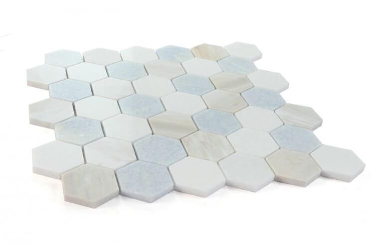 Hexagon Sky 2 x 2 11.75 x 12 - Hey Tiles