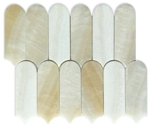 Honey Onyx Piano Polished 10 x 11.75 - Hey Tiles