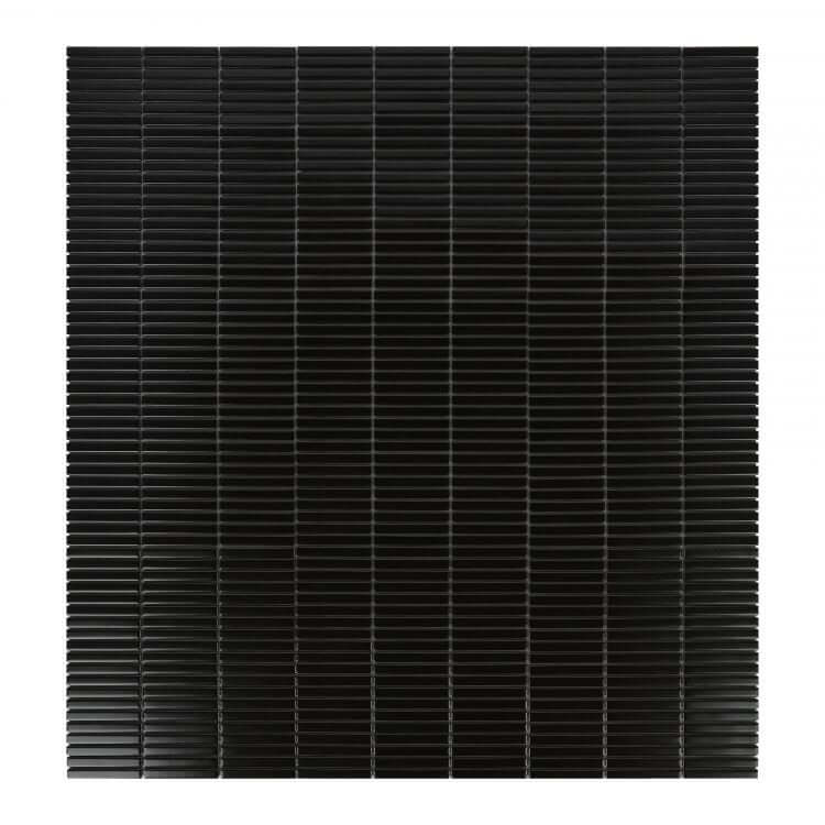 Hulu Black Band Matte 11.25 x 12 - Hey Tiles