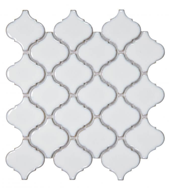 Hulu Fancy White 10.75 x 11.25 - Hey Tiles