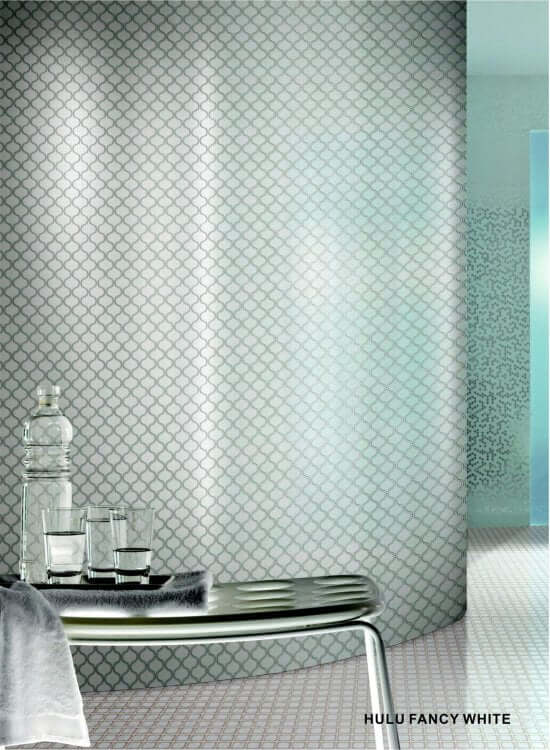 Hulu Fancy White 10.75 x 11.25 - Hey Tiles