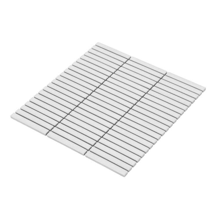 Hulu Snow Band Matte 11.25 x 12 - Hey Tiles