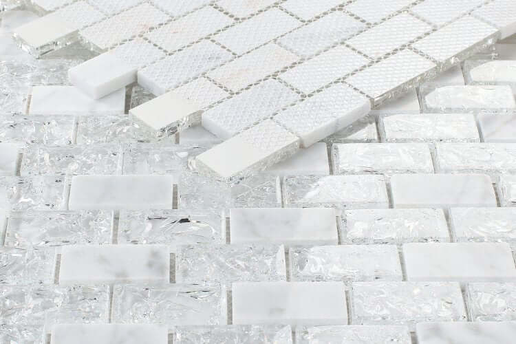 Icy Brick 11.75 x 11.75 - Hey Tiles
