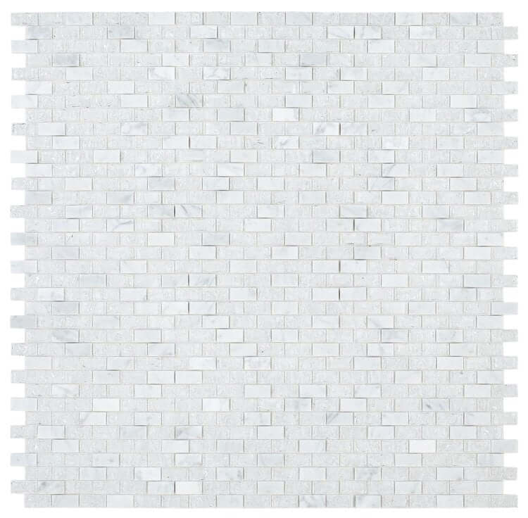 Icy Brick 11.75 x 11.75 - Hey Tiles