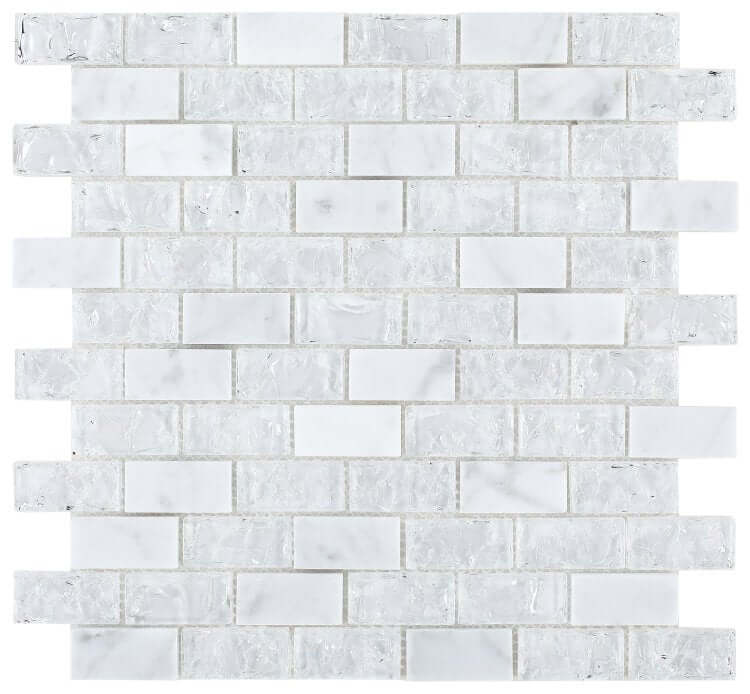 Icy Brick 11.75 x 11.75 - Hey Tiles