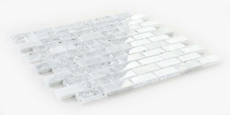 Icy Brick 11.75 x 11.75 - Hey Tiles