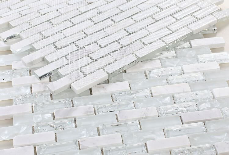 Icy Stack 11.75 x 12 - Hey Tiles