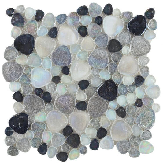 Inari Grey Pebble 12 x 12 - Hey Tiles