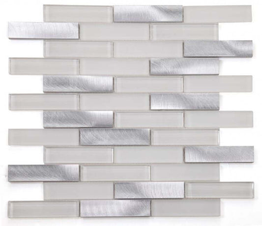 Linear Aluminum 11.75 x 11.75 - Hey Tiles