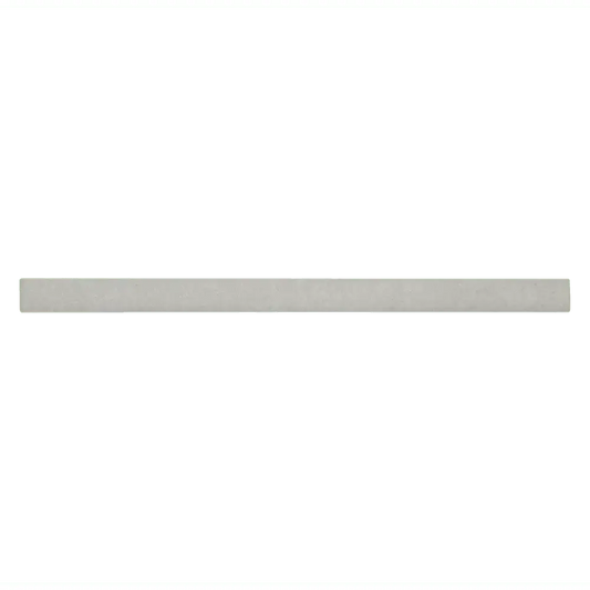 Makoto .5" x 8" Matte Ceramic Jolly Miter Edge Trim in Kumo Grey - Hey Tiles