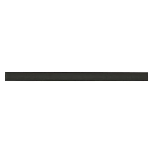Makoto .5" x 8" Matte Ceramic Jolly Miter Edge Trim in Kuroi Black - Hey Tiles