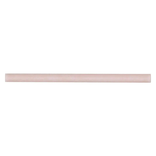 Makoto .5" x 8" Matte Ceramic Jolly Miter Edge Trim in Momoiro Blush - Hey Tiles