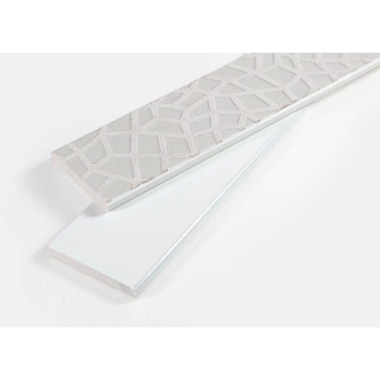 Malaysia Roy White Polished Bullnose 3 x 12 - Hey Tiles