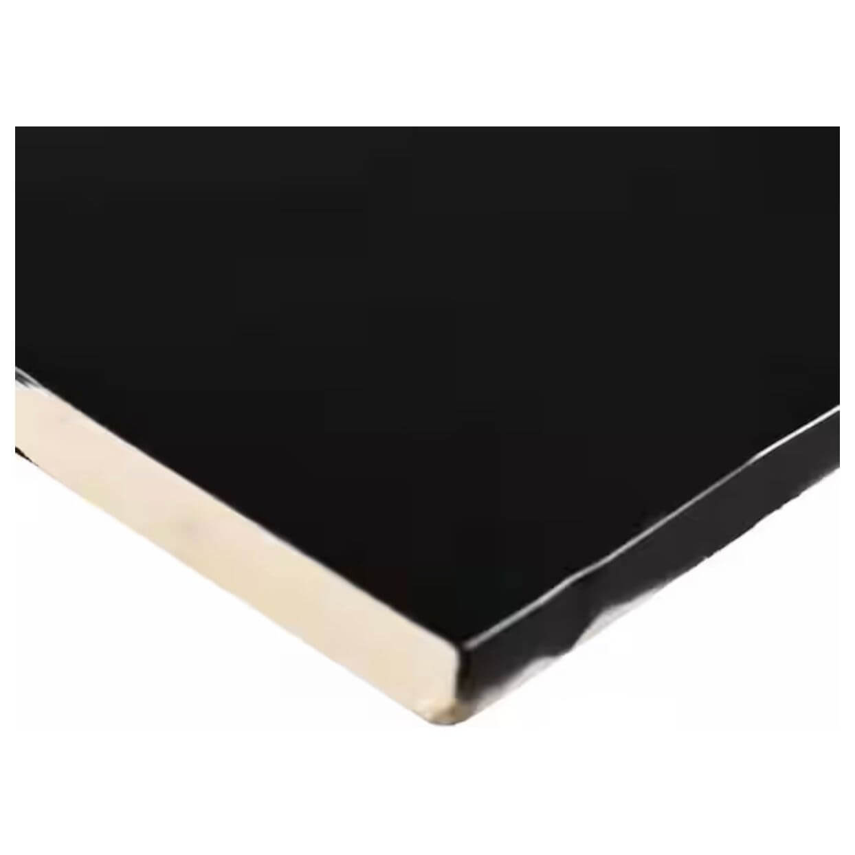 Marin Black Bright 3″x12″ Ceramic Tile - Hey Tiles