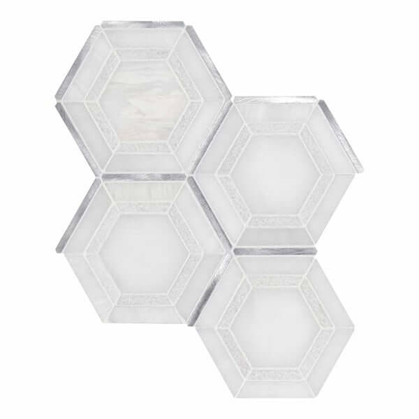 MSI Medici Silver Tile 10.83” x 12.44” - Hey Tiles