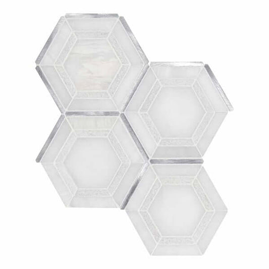 MSI Medici Silver Tile 10.83” x 12.44” - Hey Tiles